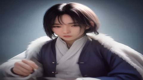 UI设计师在双屏工作站前设计日系风格App界面，屏幕上显示使用浅葱色与白练色的简洁配色方案，专业设计工作室环境